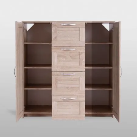 2.02.03.350.3 СИРИУС тумба 2 двери и 4 ящика 117х123 сонома RU