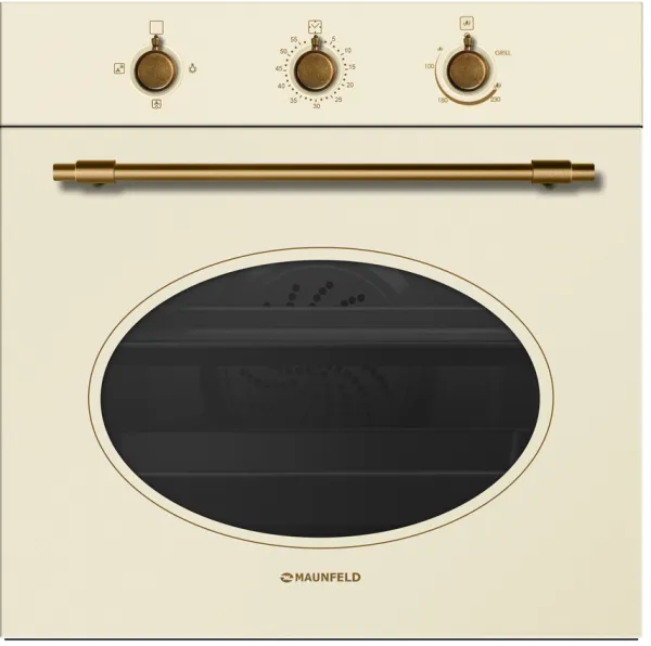 Шкаф духовой газовый MAUNFELD MGOGG.673 Цвет: бежевый
