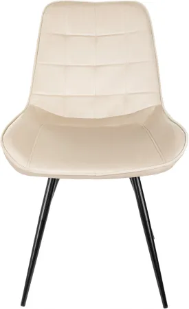 Стул для дома Бюрократ CH-K2_4 комплект 4шт бежевый Holland 06 металл черный на ножках (CH-K2_1/HL07_4)