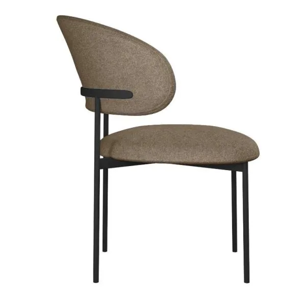 Стул DikLine 201 NS05 CAPPUCCINO, ножки черные
