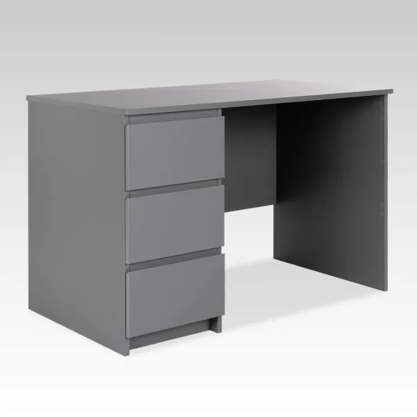 2.03.06.090.4 КАСТОР стол письменный 3 ящика 116х65 RU серый