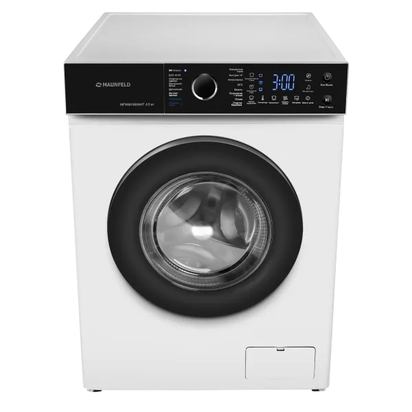 Стиральная машина c инвертором и паром MAUNFELD MFWM106IWHT Белый