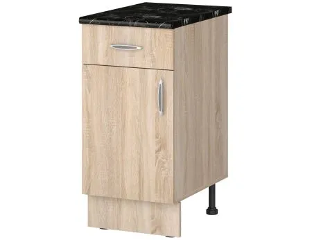 Шкаф напольный 40см 1ящ «Дуб Сонома»