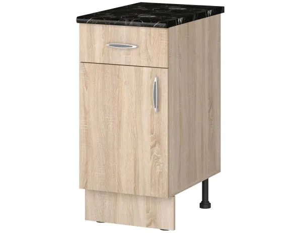 Шкаф напольный 40см 1ящ «Дуб Сонома»