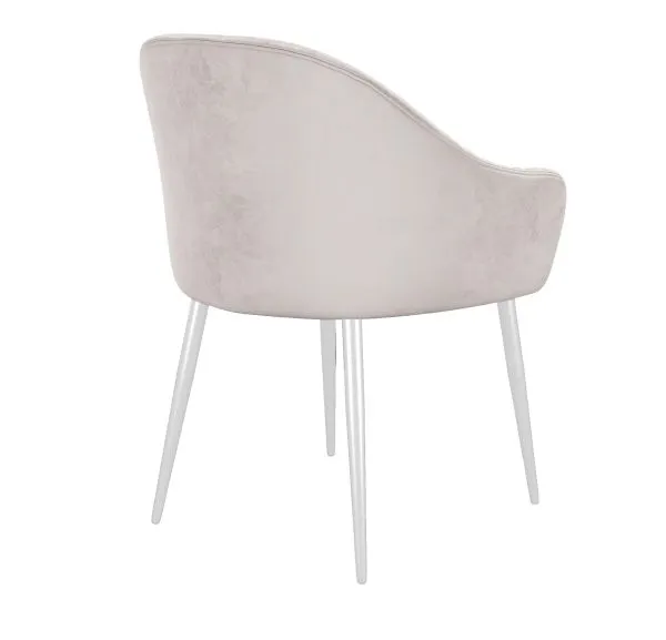 Стул DikLine 440М C103 крем, ножки белые