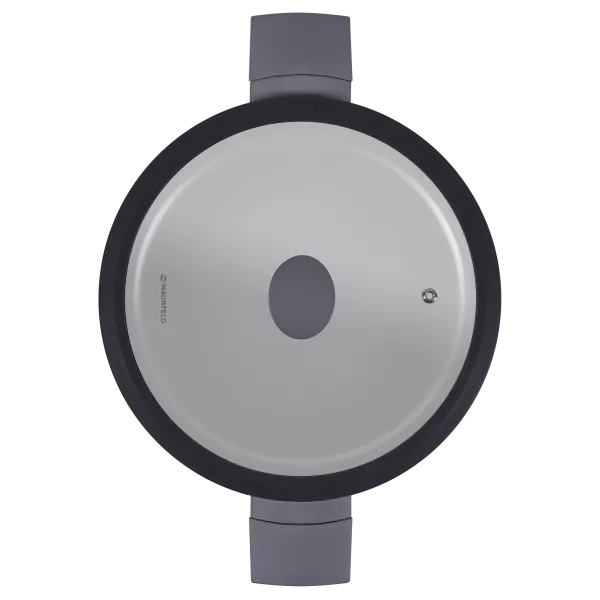 Кастрюля MAUNFELD ASTRID MF20ASTR1CR из кованого алюминия со стеклянной крышкой, 20 см,3 л Серый