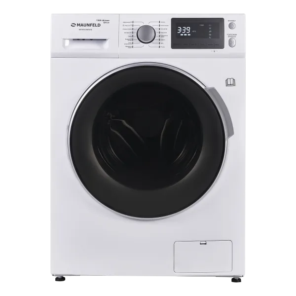 Стиральная машина c сушкой инвертором и паром MAUNFELD MFWM1586WHS Белый