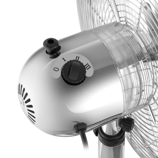 Напольный вентилятор с металлическими лопастями MAUNFELD MSF405S Нержавеющая сталь