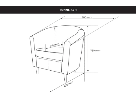 Кресло для отдыха Тунне Twist 09 (burgundi)