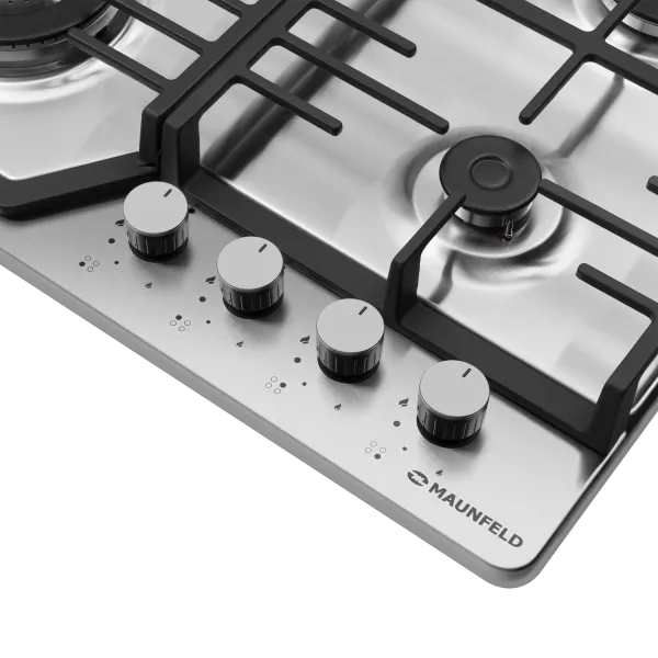 Газовая варочная панель MAUNFELD EGHS.64.73CS/G Нержавеющая сталь