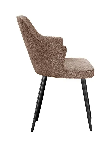 Стул DikLine 235 поворотный, NS05 CAPPUCCINO, ножки черные