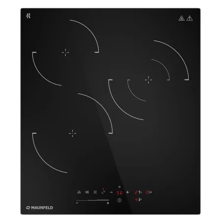 Электрическая варочная панель с объединением зон Bridge MAUNFELD CVCE453SDBK Черный