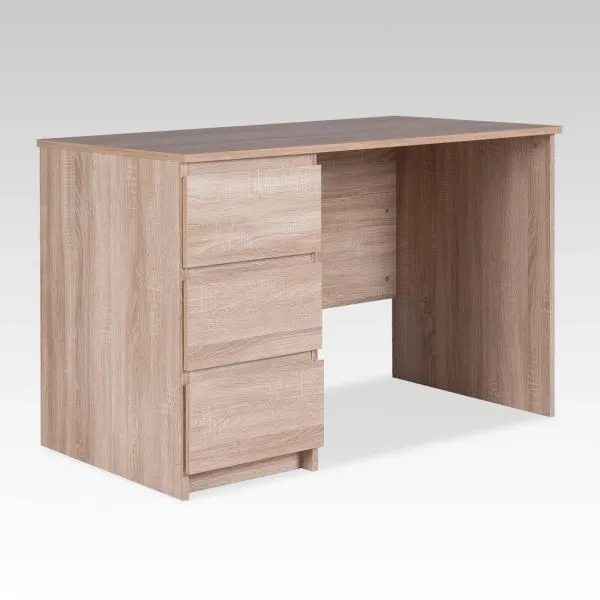 2.03.06.090.3 КАСТОР стол письменный 3 ящика 116х65 RU сонома