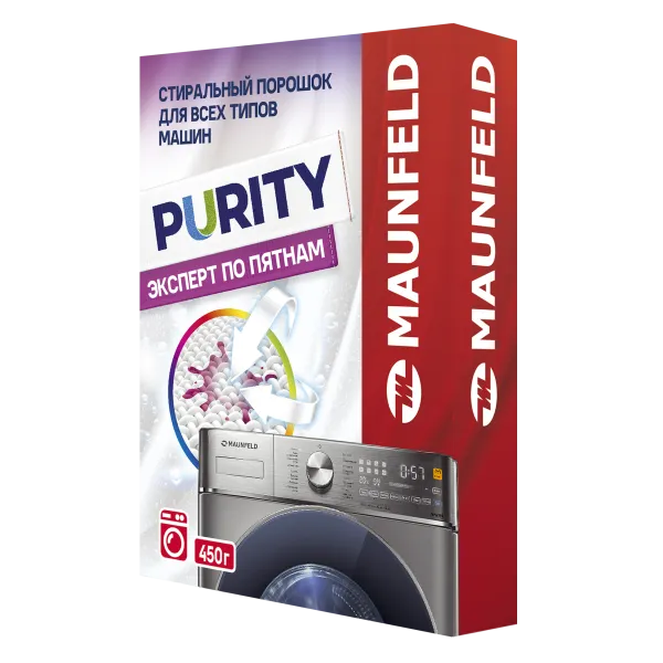 Стиральный порошок Maunfeld Purity Эксперт по пятнам Automat 450г MWP450BM Розовый