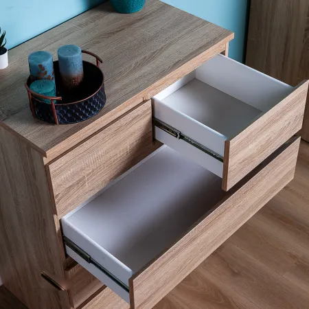 2.05.02.080.3 МАЛЬТА комод 3+2 ящика 80х99 сонома RU