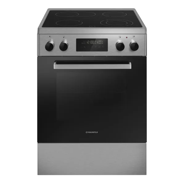 Электрическая стеклокерамическая плита MAUNFELD MEC61109TD Нержавеющая сталь
