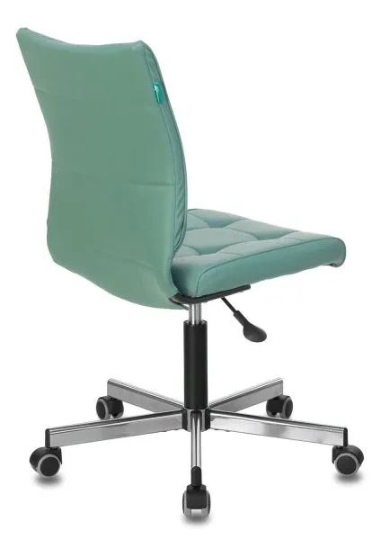 Кресло Бюрократ CH-330M серо-голубой Lincoln 212 экокожа крестов. металл хром