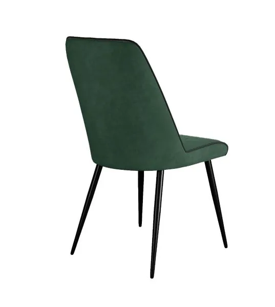 Стул DikLine 325 B10 GREEN , ножки черные