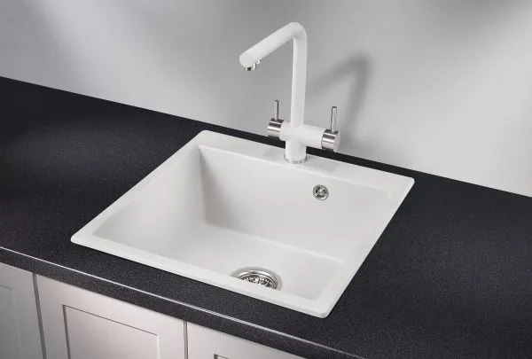 5102, АРКТИК (БЕЛЫЙ), кухонная мойка, кварц