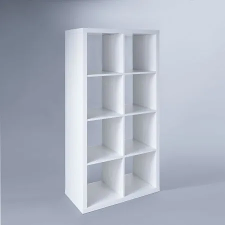 S00036 Фора 8 стеллаж 76х146х38, белый