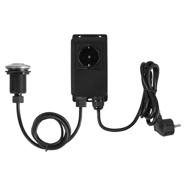 Пневмокнопка для измельчителя пищевых отходов с установочным комплектом MAUNFELD MPB01 Черный