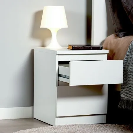 2.03.03.050.1 КАСТОР тумба 2 ящика RU белая