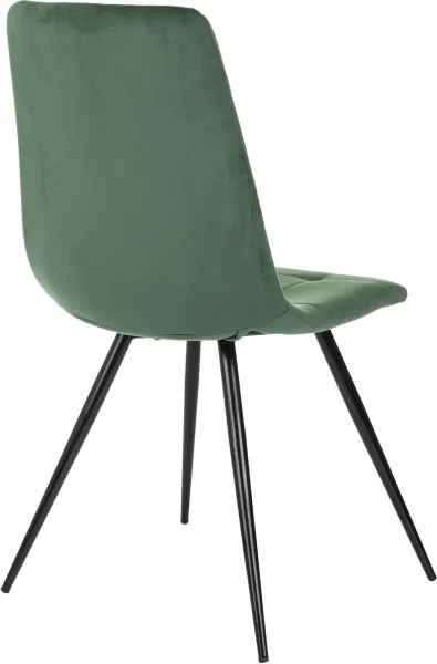 Стул для дома Бюрократ CH-K1 зеленый Holland 30 металл черный на ножках (CH-K1_1/HL30)