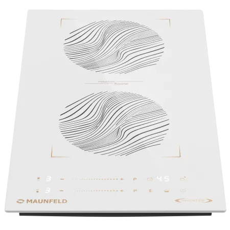 Индукционная варочная панель с объединением зон Bridge Induction MAUNFELD CVI292S2BF Белый