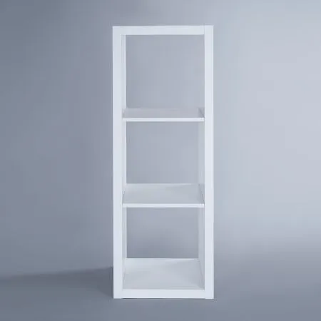 S00012 Фора 3 стеллаж 112х41х38, белый