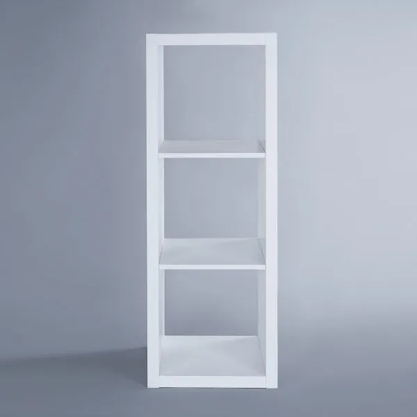 S00012 Фора 3 стеллаж 112х41х38, белый