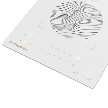 Индукционная варочная панель с объединением зон Bridge Induction MAUNFELD CVI292S2BF Белый