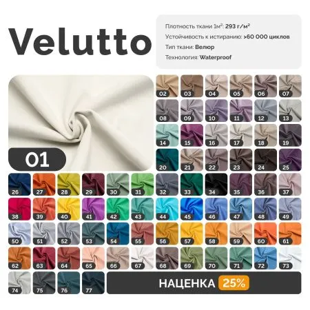 РИО Кресло тканевое горчичное