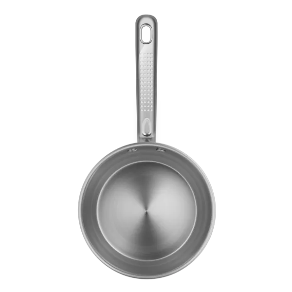 Ковш MAUNFELD GERDA MSP18S07 из нержавеющей стали со стеклянной крышкой, 16 см, 1,8 л. Нержавеющая сталь