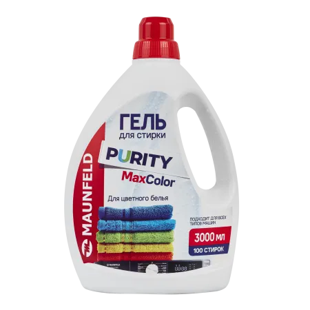 Гель для стирки Maunfeld Purity Max color 3000мл MWL3000PC Голубой