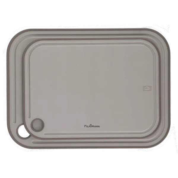 Набор из двух разделочных досок FILIGRANA POLLY FG38WG32CB, 38*28*0,8 см, 32*23,5*0,8 см, бежевый Бежевый
