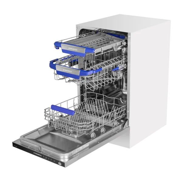 Посудомоечная машина с авто-открыванием MAUNFELD MLP-08IMRO Нержавеющая сталь