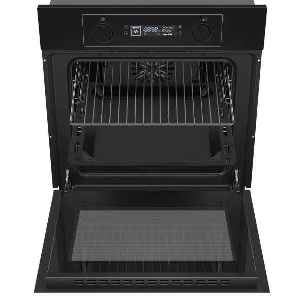 Шкаф духовой электрический MAUNFELD AEOH6062 Черный/черная фурнитура