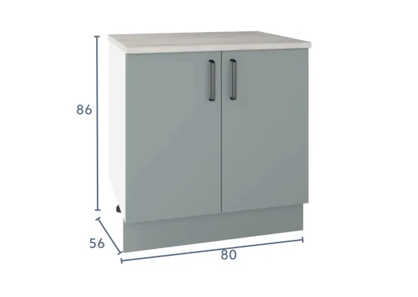 Шкаф напольный  80х85х60 «Евника»