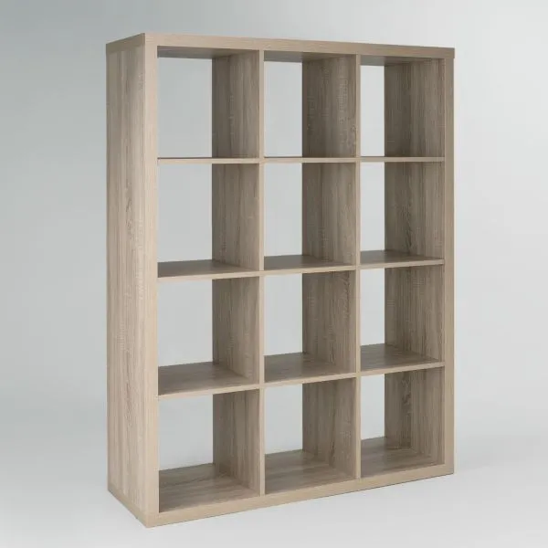 S00661 Фора 12 стеллаж 112х146х38, дуб беленый