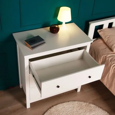 2.08.02.020.1 САГА комод 3 ящика белый