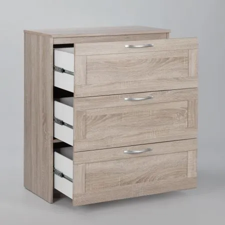 2.02.02.050.3 СИРИУС комод "3 ящика сонома RU"