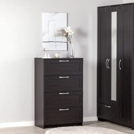 2.02.02.060.5 СИРИУС комод "4 ящика Дуб Венге RU"