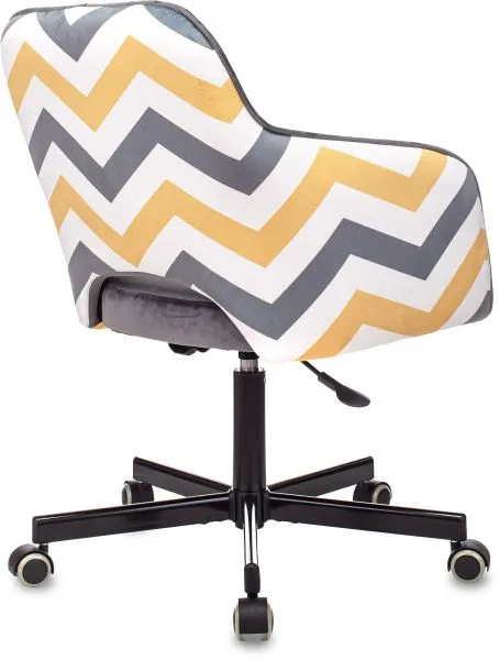 Кресло Бюрократ CH-380M серая жемчужина Italia 26 зигзаг крестов. металл