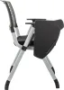 Стул Бюрократ X-Click-PP черный со столиком на ножках металл серый