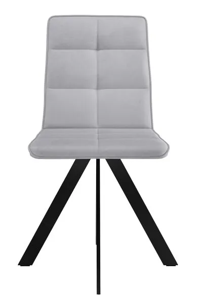 Стул DikLine 230 поворотный B22 GREY, ножки черные