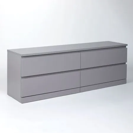 S01071 Варма 4Д комод 160х54х40, серый