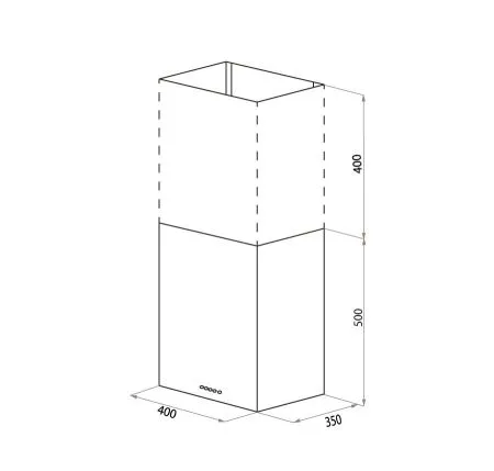 Кухонная вытяжка MAUNFELD Box Push 40 Нержавеющая сталь