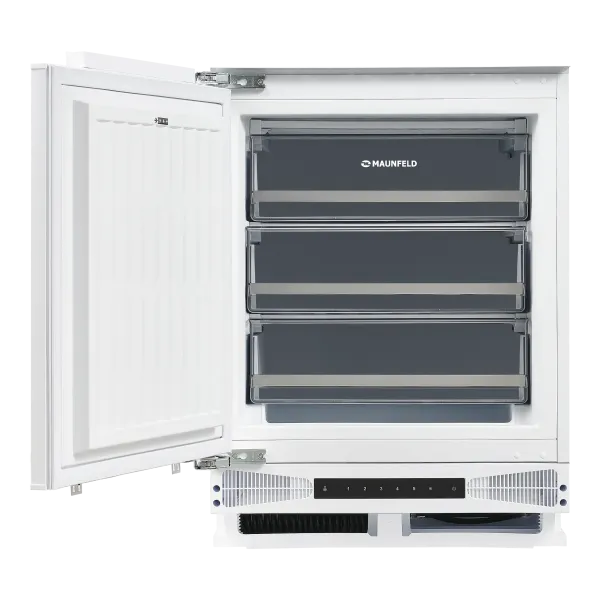 Встраиваемая морозильная камера с инвертором MAUNFELD MBFR88SWGR Inverter Белый