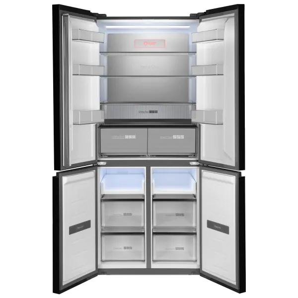 Холодильник с инвертором MAUNFELD MFF190NFB01 Черный