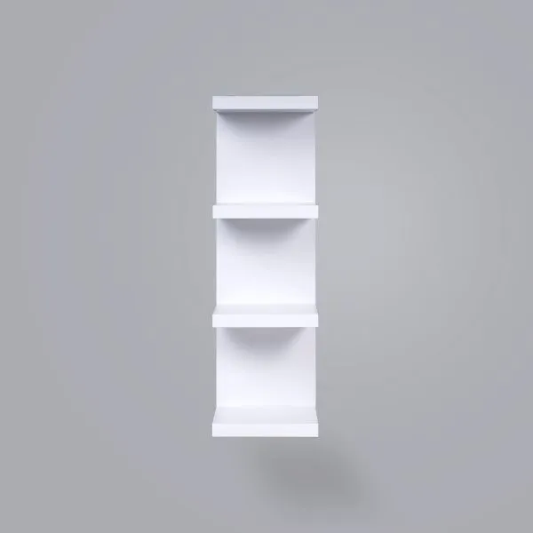 S00753 Фора 100Е полка  настенная 30х97х27, белый